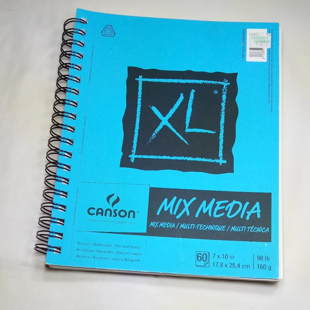 Lot of 2 Canson XL Mix Media Pads 1) 7x10